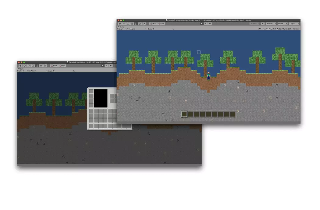 Minecraft 2D screenshot